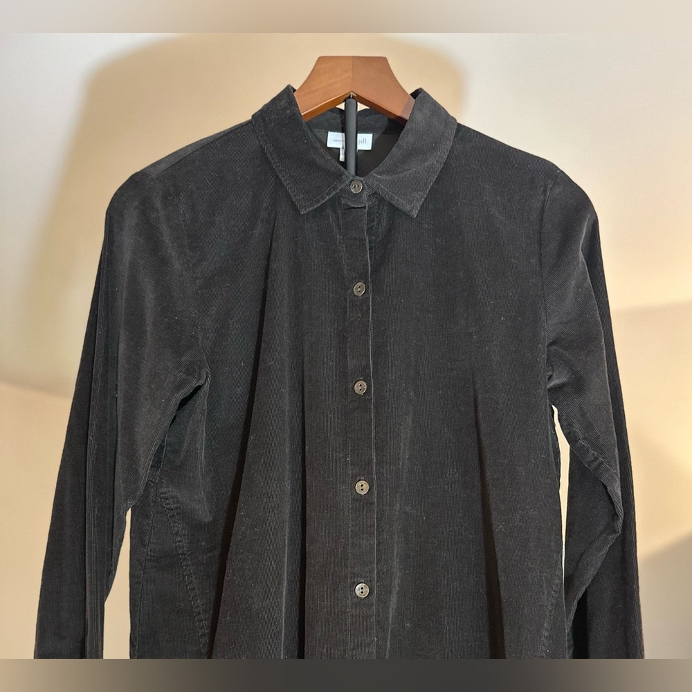 J. Jill Brown Button-Down Shirt